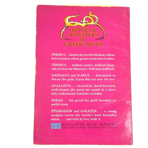 Heroes & Monsters of Greek Myth, Paperback, by Evslin & Hoopes, Teacher Edition - Picture 2 of 7